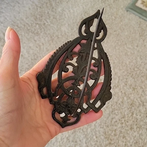 Vintage Receipt Spike Paper Organizer Collectible Wall-Mount Decoration - Picture 1 of 5